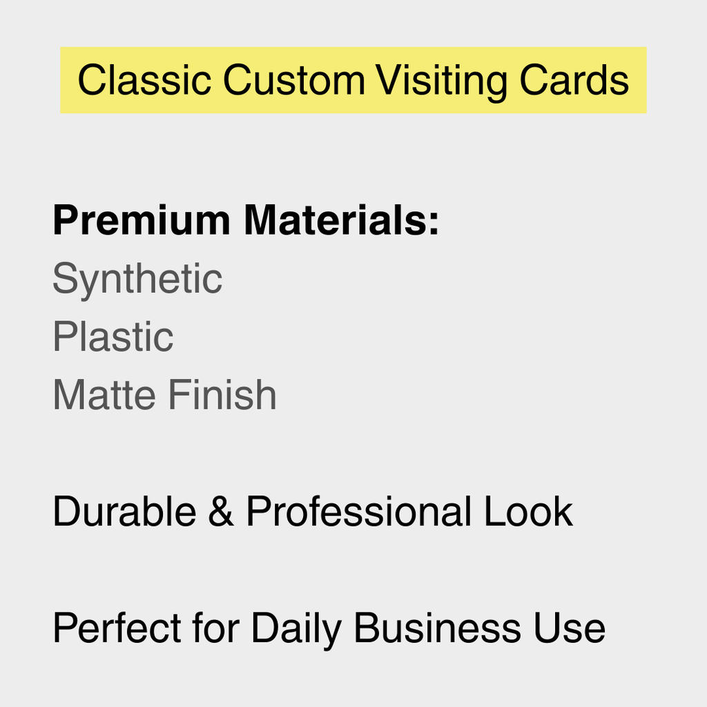 Visiting cards