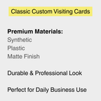 Visiting cards