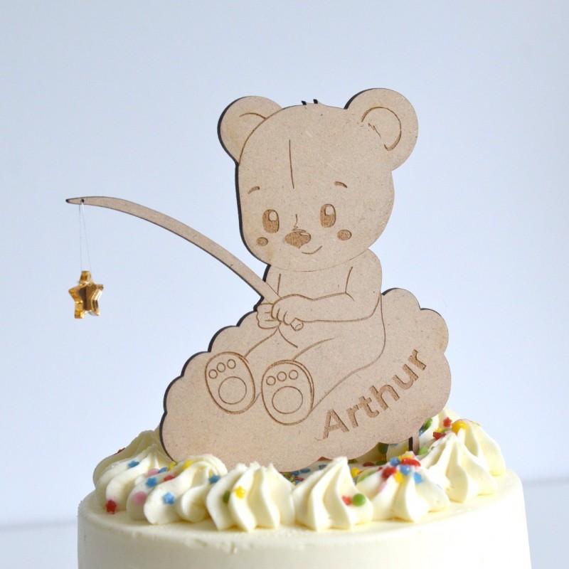 Custom Wooden Cake Topper