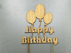 Custom Wooden Cake Topper