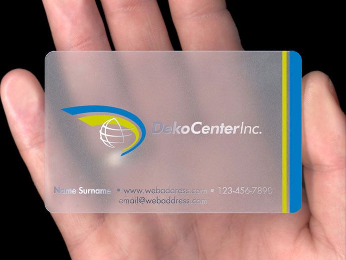 Transparent card 102