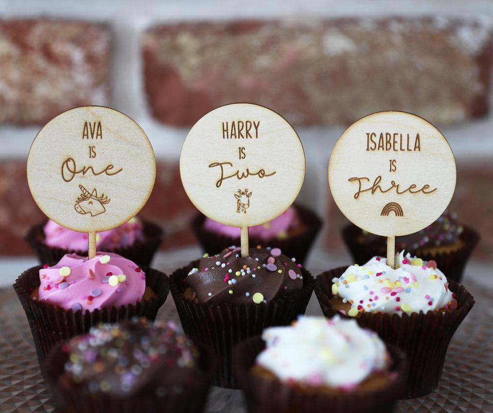 Custom Wooden Cake Topper